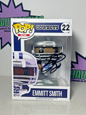 EMMITT SMITH SIGNED DALLAS COWBOYS FUNKO POP AUTO BECKETT BAS 1 OF 1 CUSTOM RARE