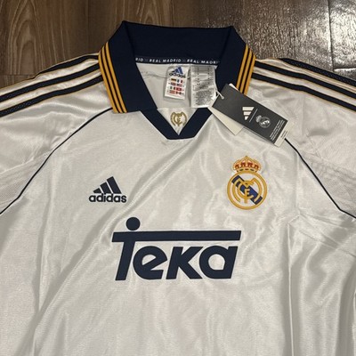 Adidas Real Madrid 99/00 Men's Home Jersey White Size M JJ3801