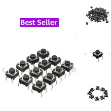 100Pcs 6x6x5 mm Miniature Micro Momentary Tactile Tact Touch Push Button Swit...