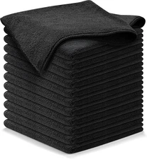 USANOOKS Microfiber Cleaning Cloth - 12Pcs 12.5x12.5 inch High Performance - 120