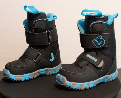 2019 Burton Mini-grom Kids Snowboard BOOTS 12c Mini Grom Black for