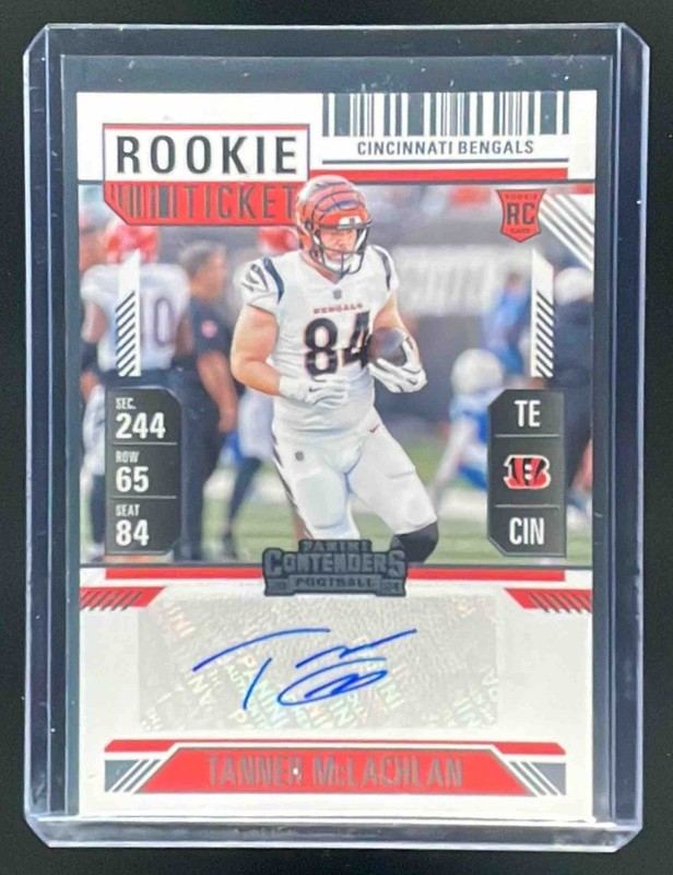 Tanner McLachlan 2024 Panini Contenders #280 Rookie Ticket Auto Rookie RC