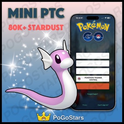 Pokémon PTC Go - Shiny Dratini - 80K Stardust Read Description 