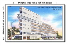 Florida 1940s - Yankee Clipper Hotel, Fort Lauderdale, Florida - 11x17 Poster