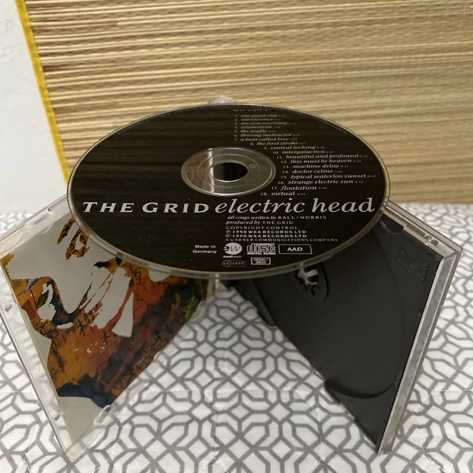 Electric Head - The Grid CD 1990 WEA Records Ltd. Germany Foto 3 de 4
