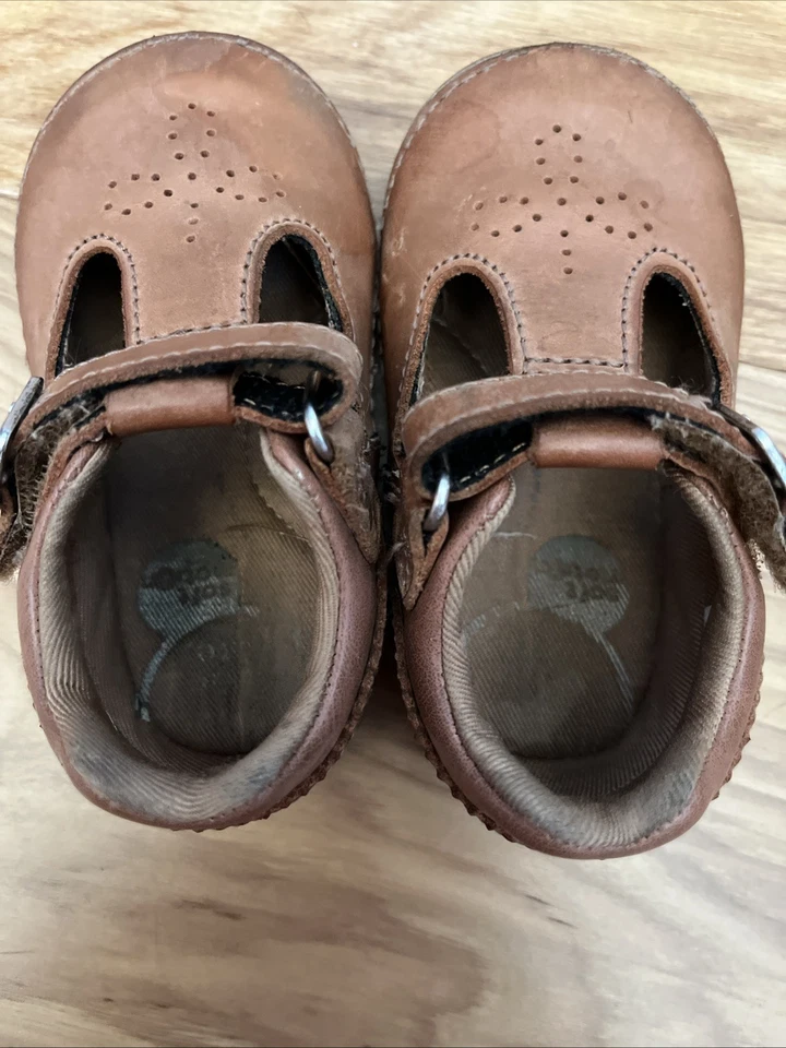 Stride Rite Size 5M Lucianne Mary Jane Leather Brown Toddler Shoe Soft Motion - Image 3 of 4