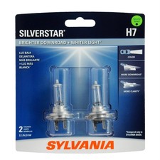 Sylvania H7 Silverstar High Performance Halogen Headlight Pair Open Box Sylvania H7 Silverstar High Performance Halogen Headlight Pair Open Box