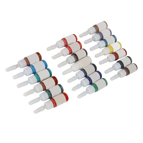 20 Colors 5ml Tattoo Ink Set Colorfast Professional Tattoo Pigment Kit ...