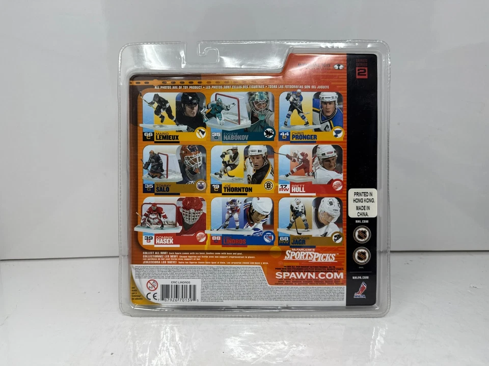 Figura Mcfarlane NHL Eric Lindros New York Rangers Camiseta Blanca Serie 2 Foto 4 de 4