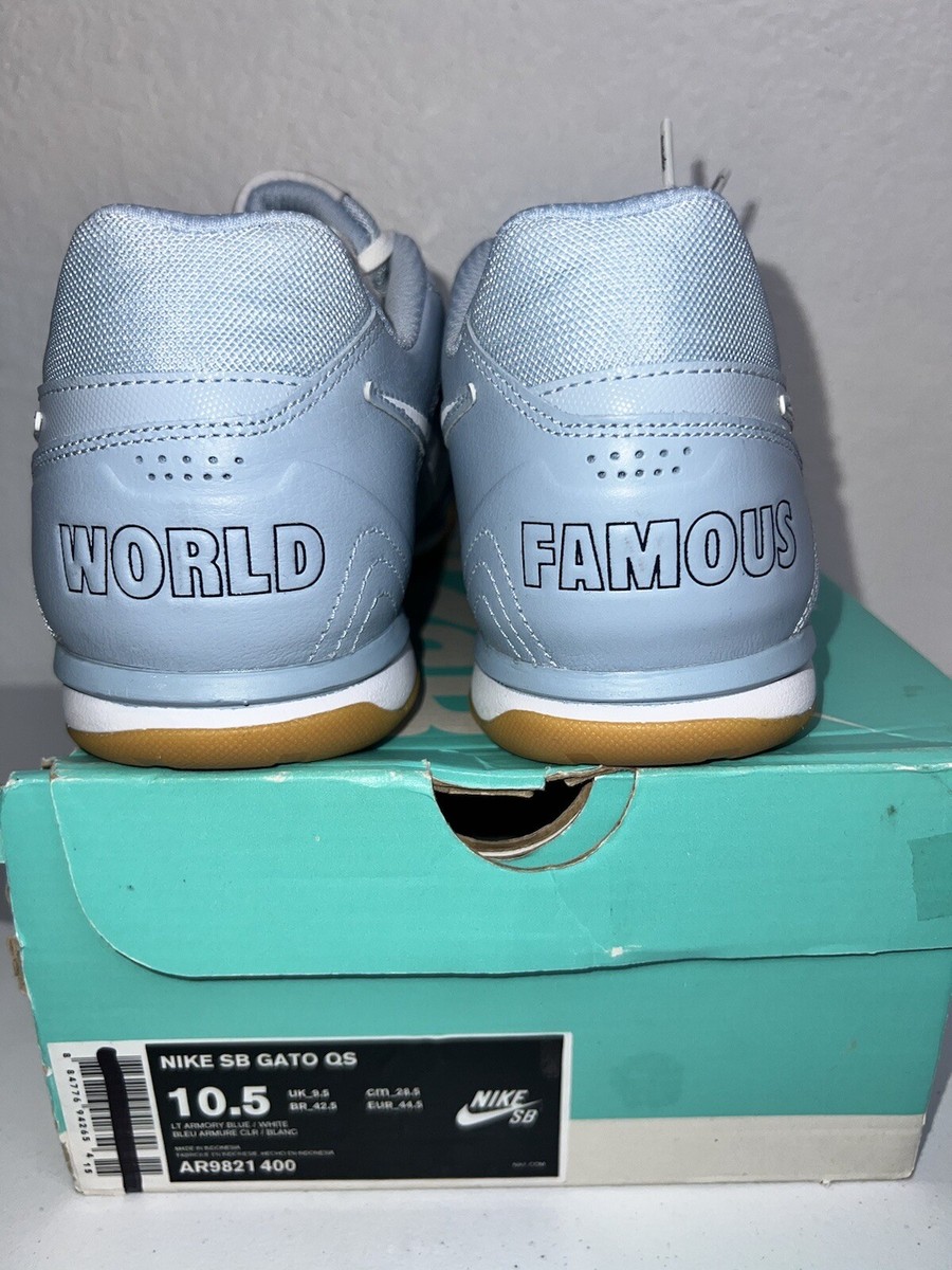 Nike SB Supreme Gato QS Armory Blue Shoes AR9821-400 Men's Size