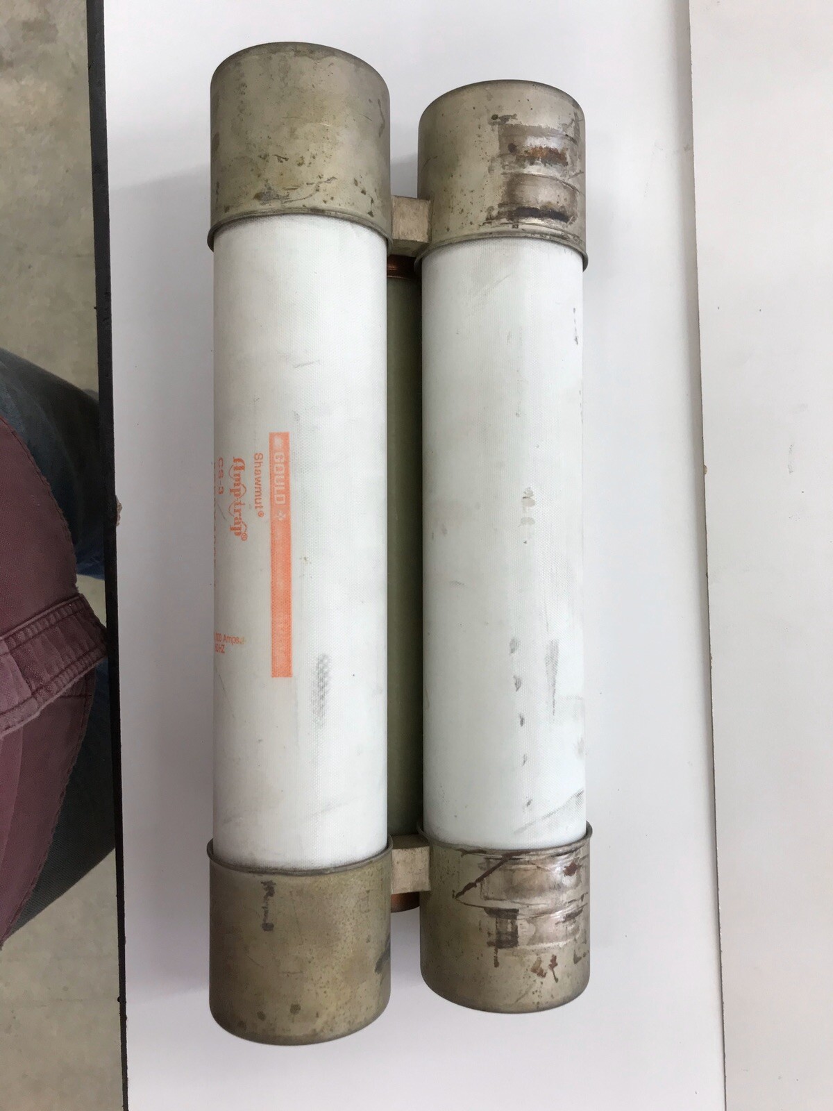 Fusible Limiteur De Courant Gould Shawmut Amp-Trap 400A 5.5kV - Réf. A055B2DAR0-400E, Occasion Testé
