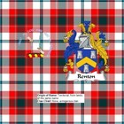 Scottish Clan Crest Renton Rock Slate 14cm x 14 cm Excellent Quality Slate