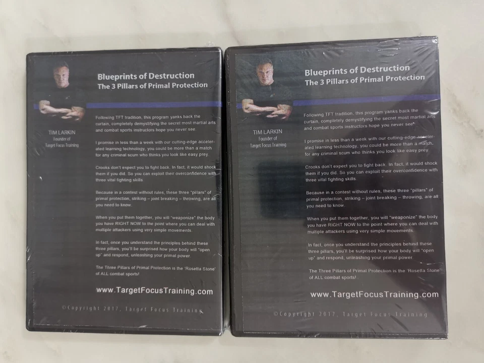 BRAND NEW Target Focus Training Self Defense 5 DVD set Blueprints Of Destruction - Image 2 of 4