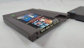 NES Super Mario Bros/Duck Hunt + Play Action Football 1985-2 Game Cartridge ONLY