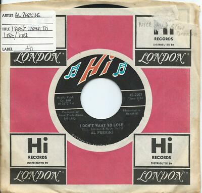 Al Perkins:I don't want to lose Vocal and Instrumental:US Hi:1972