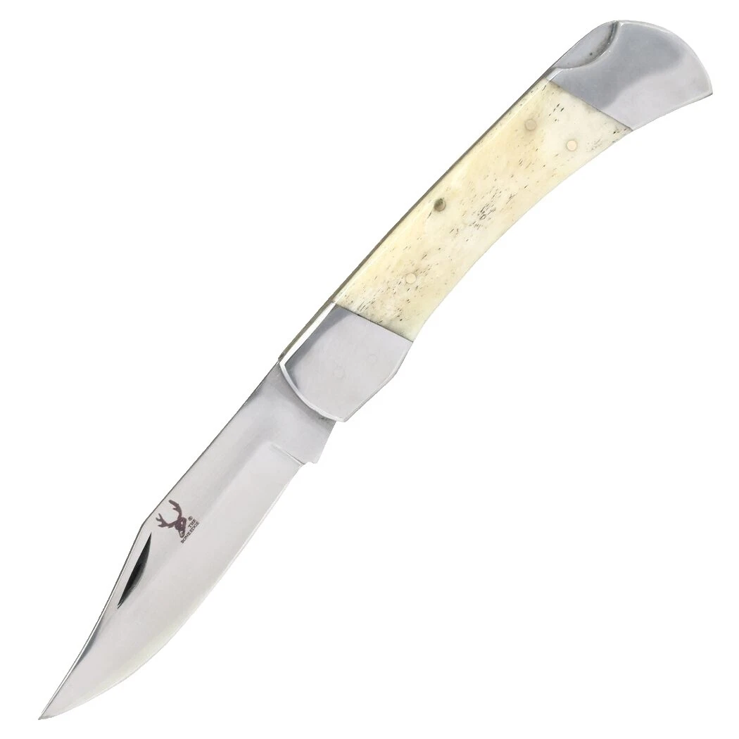 Wood Handle Plain White Collectible Folding Knives