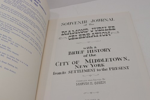 1963 Middleton New York 75. Diamant-Jubiläumsprogramm Buch Geschichte Informationen - Bild 6 von 7