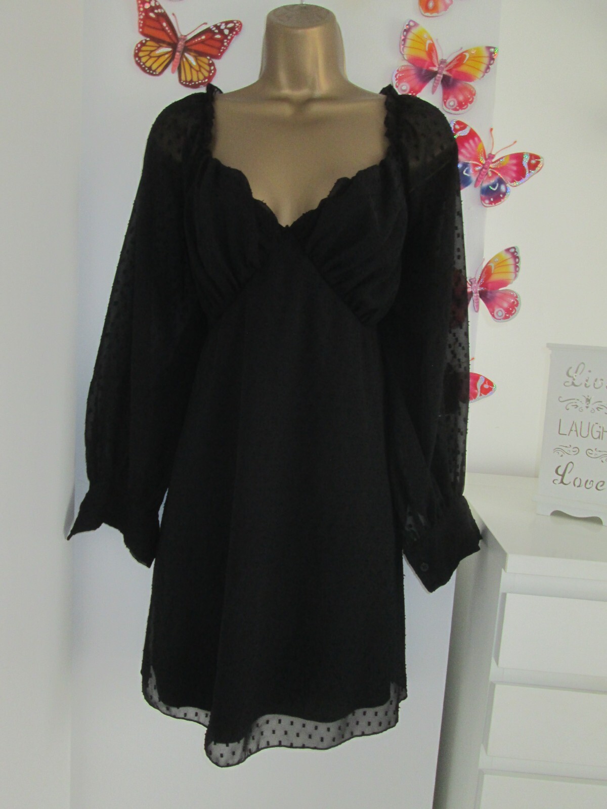 Black Dress Size 10 eBay