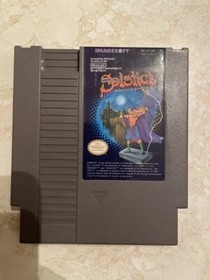 Solstice: The Quest for the Staff of Demnos (Nintendo NES) In Box TESTED