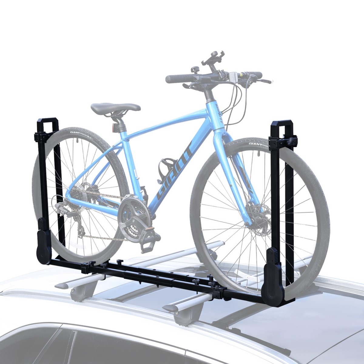 Gathersky Roof Bike Rack Upright Bike Car with Rooftop Bike Rack