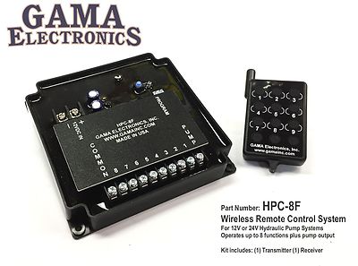HPC-8F RF Remote Control System 8-Function Hydraulic Pump Control