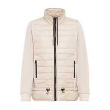 Olsen Henny Fit Padded Jacket With Zip Beige , Size 12 , Rrp On Line £129.
