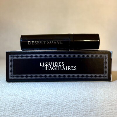Liquides Imaginaires Desert Suave Eau de Parfum EDP Spray .06oz 2ml New in Box