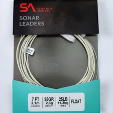 Scientific Anglers Sonar Leader 7 FT - All Sink Rates - FREE SHIPPING