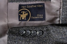 Hart Schaffner Marx Gold Trumpeter Men's Sport Coat Jacket Blazer Size 41R