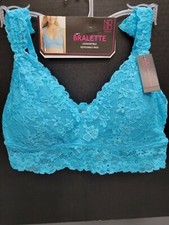 No Boundaries Lace Convertible Bralette Blue NEW Multiple Sizes