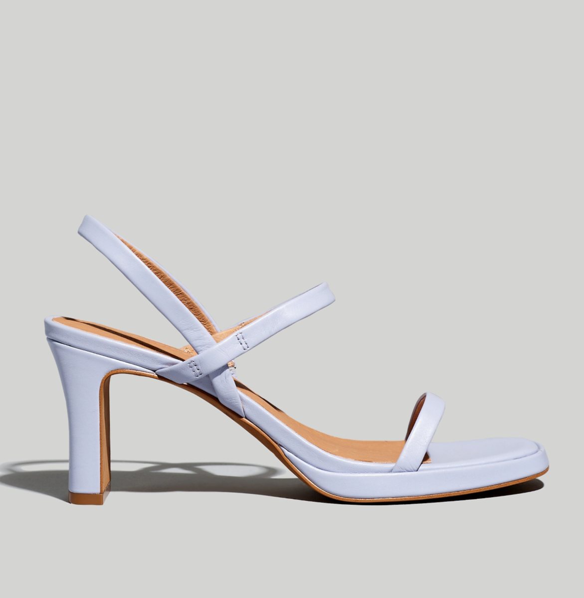 New MADEWELL Size Cherelle Slingback Heels Sandal Distant Peri $138  NK673