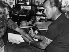 Vintage Tattoo Image 14 x 11" Photo Print