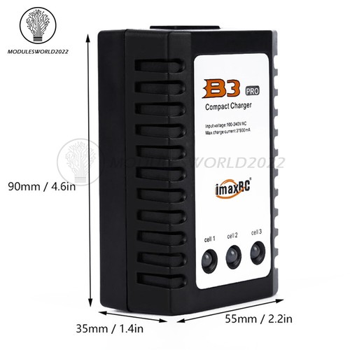 iMaxRC iMax B3 Pro Compact 2S 3S Lipo Balance Battery Charger For RC Helicopter - Picture 15 of 26