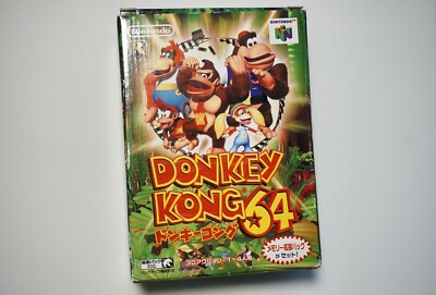 Nintendo 64 Donkey Kong 64 Memory pack boxed Japan N64 game US