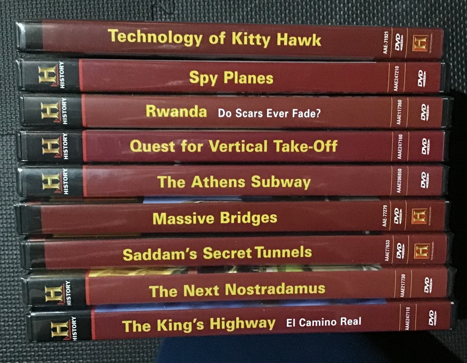 Lot Of 9 Factory Sealed History Channel DVDs New DVD 733961247213 eBay