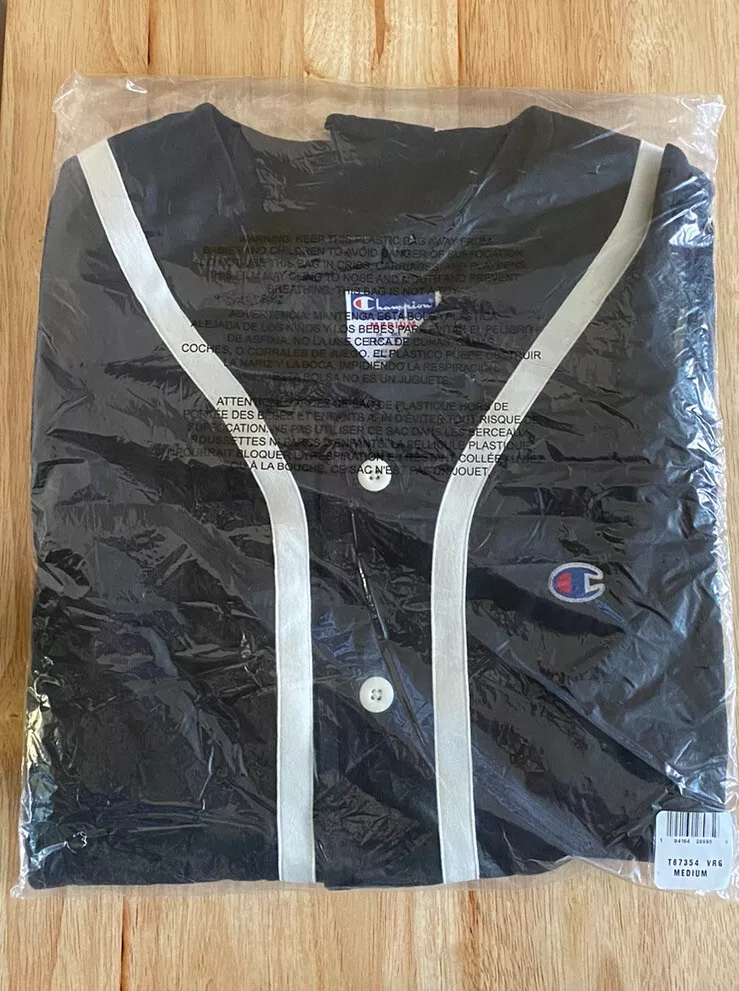 Champion Braided Baseball Jersey Size M