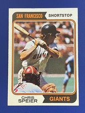 ⚾ 1974 Topps Baseball Base Card #129 Chris SPEIER - EXMT or better ⚾