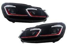 Fari anteriori a LED per VW Golf 6 VI 08-13 Facelift G7.5 GTI Look Flowing dynam