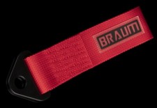 Braum Racing Universal Tow Hook Strap - Red Braum Racing Universal Tow Hook Strap - Red