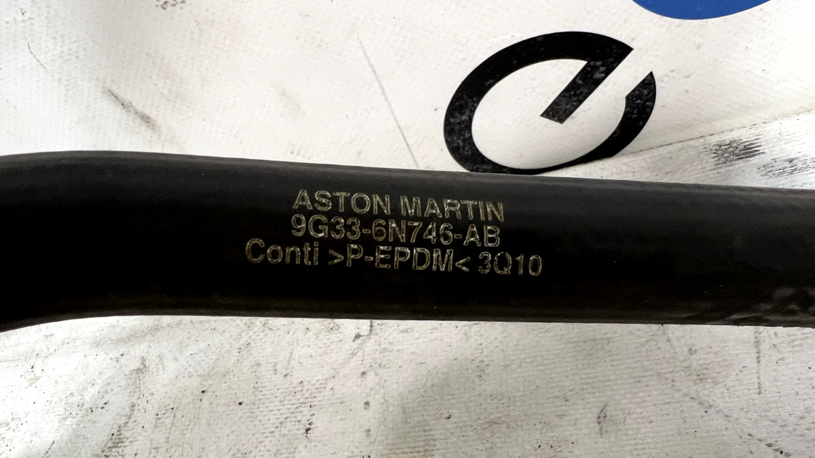 Aston Martin V8 Vantage 2011 - 2017 Coolant Feed Hose Pipe OEM 9G33-6N746-AB
