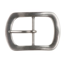 1 1/2" 38 mm Single Prong Oval Center Bar Belt Buckle
