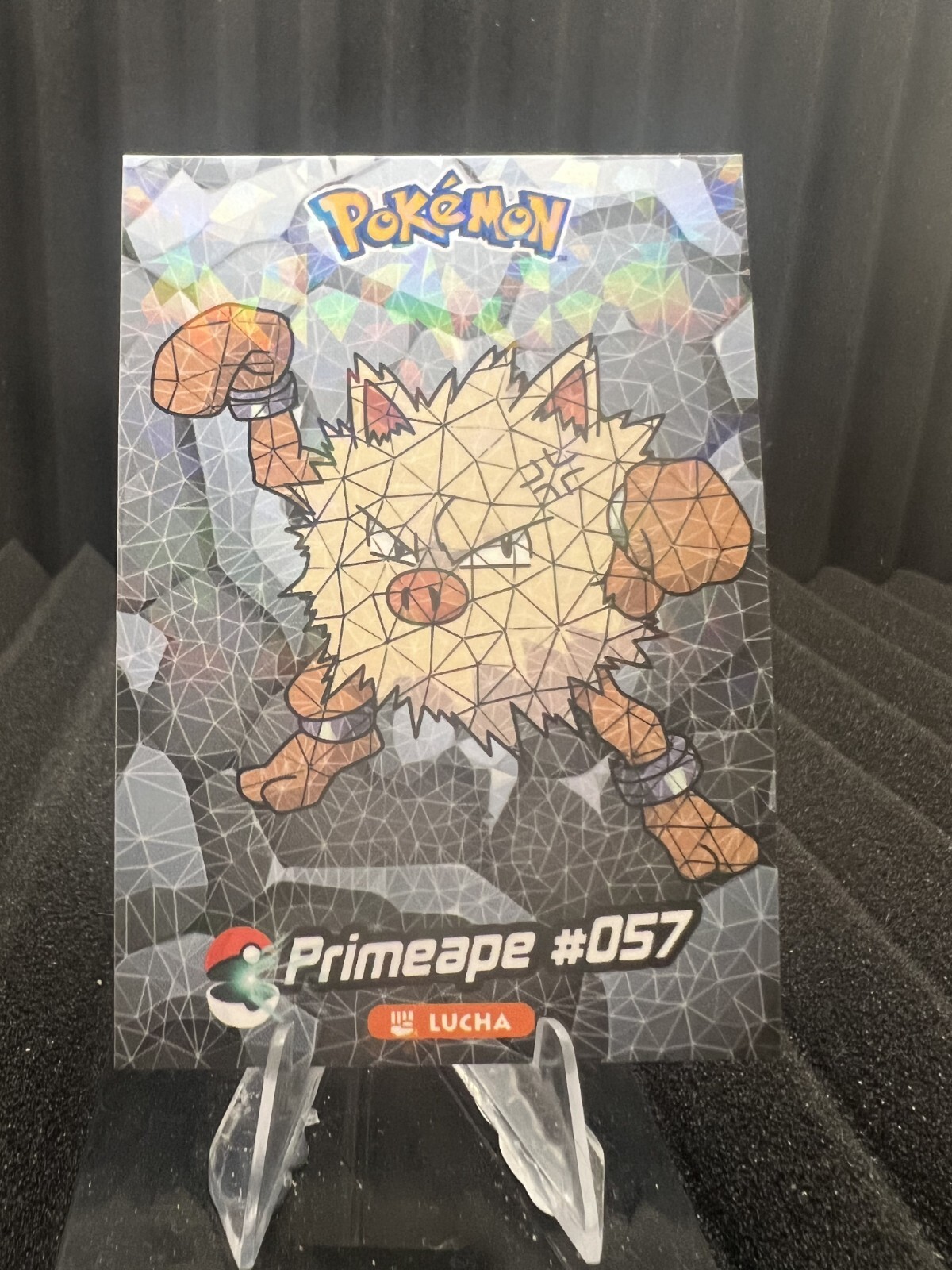Primeape #57 - Cracked Ice Holo - Crystal Collection 2024 - Pokemon Card