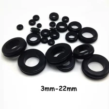 Wiring Grommets Rubber Gromets Open Grommet Blind Bung ID 3mm-22mm Double Sided