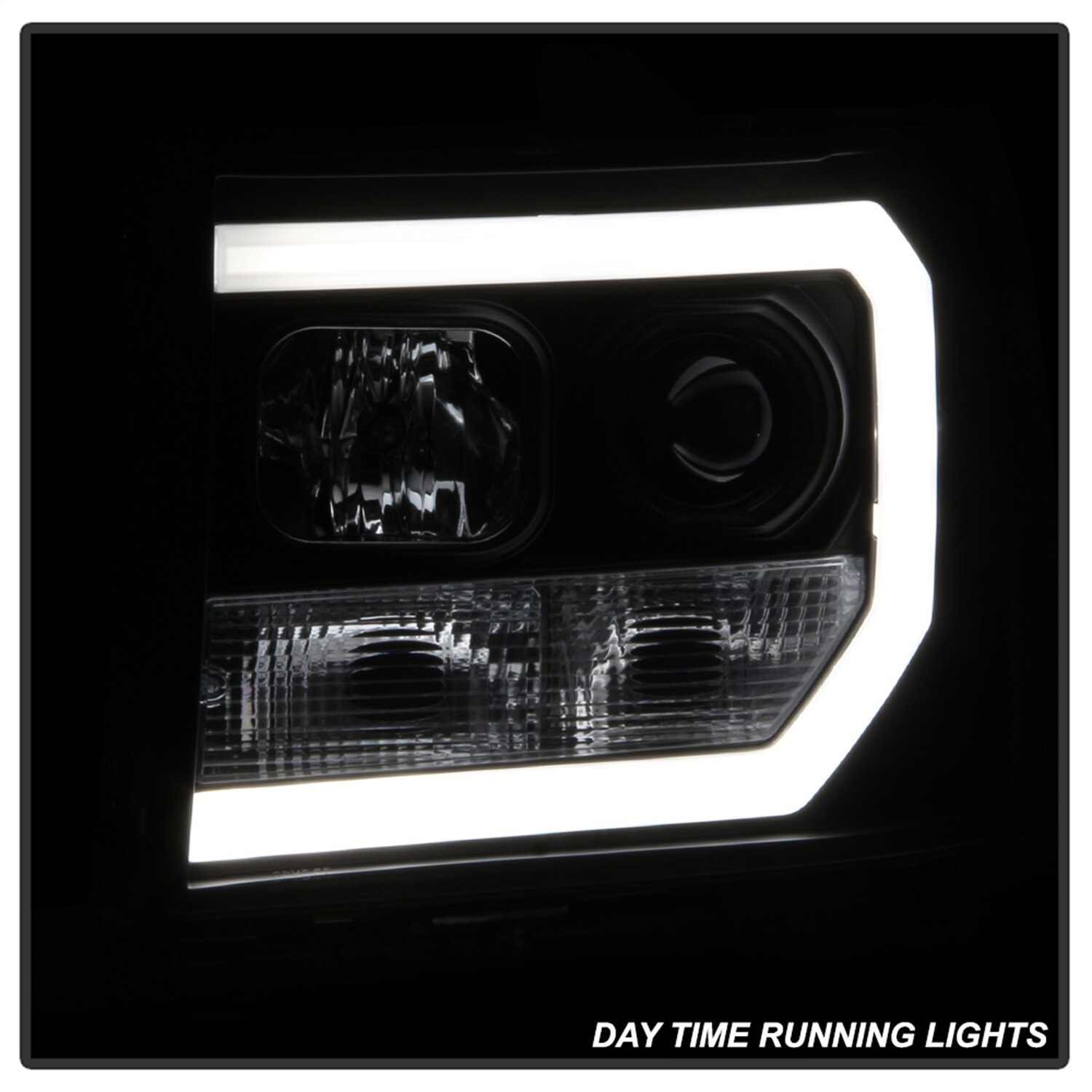 Spyder Auto 5083630 Light Bar DRL LED Projector Headlights