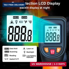 Laser Infrared Thermometer Non-Contact Digital Temperature Gun, -58   1112  