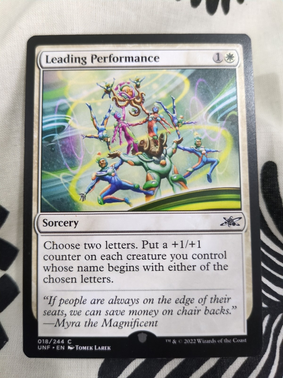 Magic The Gathering Leading Performance Sorcery Regular Near Mint Condition MTG