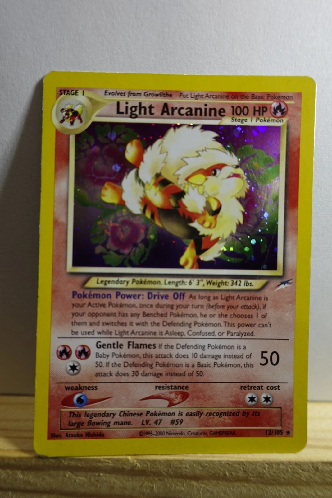 Light Arcanine 12/105 Neo Destiny Holo