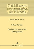 Quellen Zur Slavischen Ethnogenese Baldur Panzer Taschenbuch 260 S. Deutsch 2002