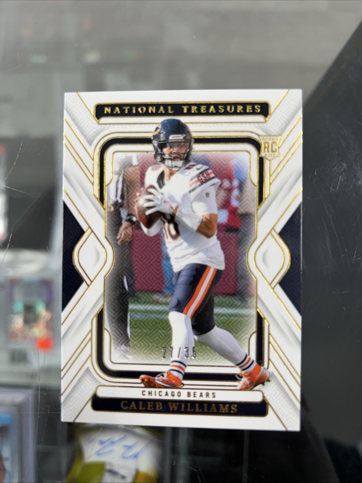 Caleb Williams 2024 National Treasures #18 Gold Rookie RC /35 🔥 Bears 🐻