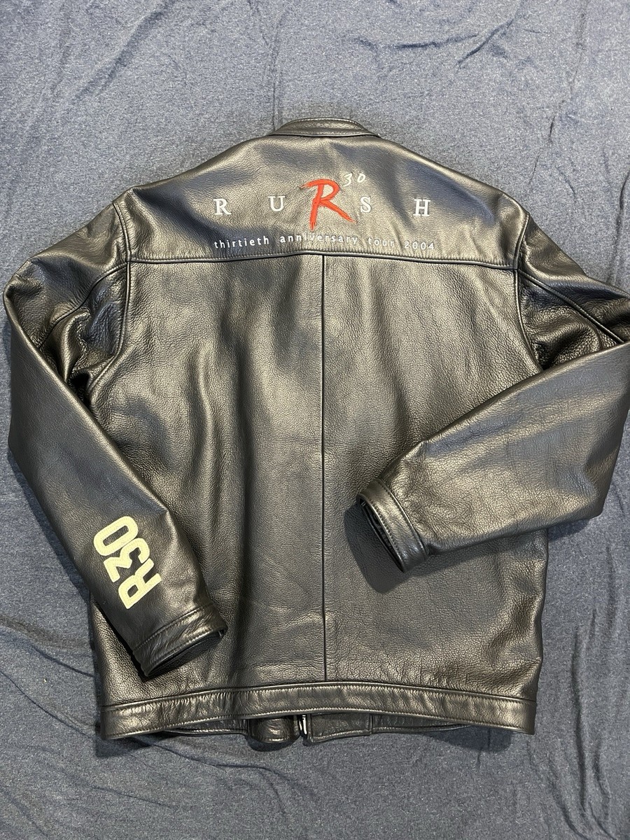 Rush R30 Thirtieth Anniversary Tour 2004 Leather Jacket Roots Made